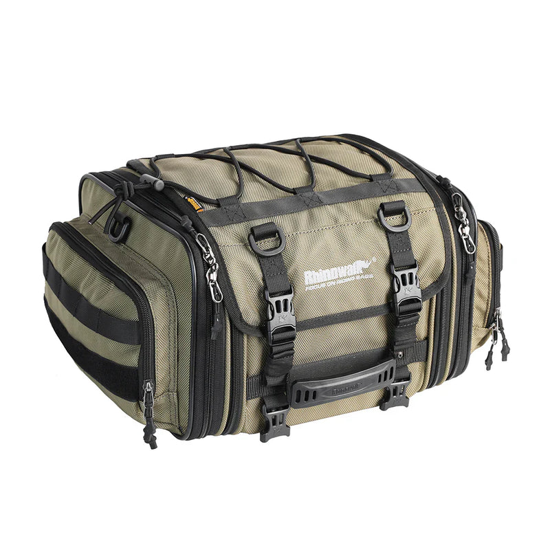 Rhinowalk 19-26L Deluxe Cruiser Tail Bag Motorcycle Tail Trunk Luggage Motorbike Large Capacity Touring Pack for Adventure (MT4026)