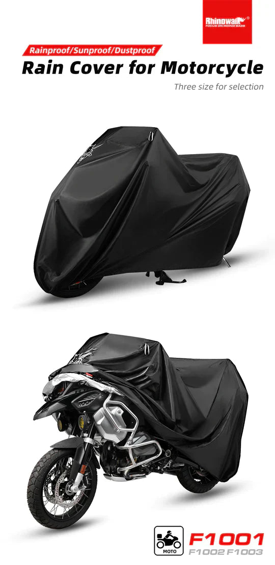 Rhinowalk Waterproof Durable Motorcycle Rain Cover UV Protection Portable Dustproof Cover for Motorbike (F1003)