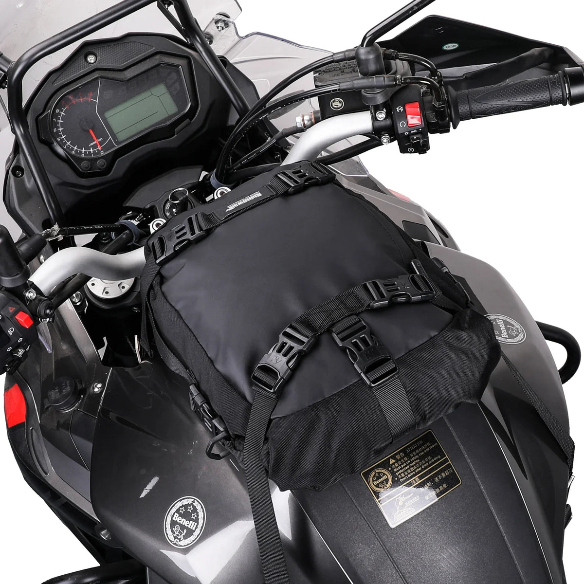 Rhinowalk 10L Motorbike Tail Bag Commuter Sport Motorcycle Seat Bag Urban Motorcycle Side Touring Pack (MT21610)