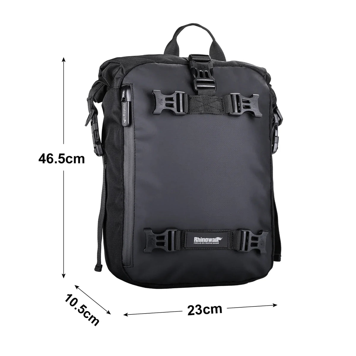 Rhinowalk 10L Motorbike Tail Bag Commuter Sport Motorcycle Seat Bag Urban Motorcycle Side Touring Pack (MT21610)