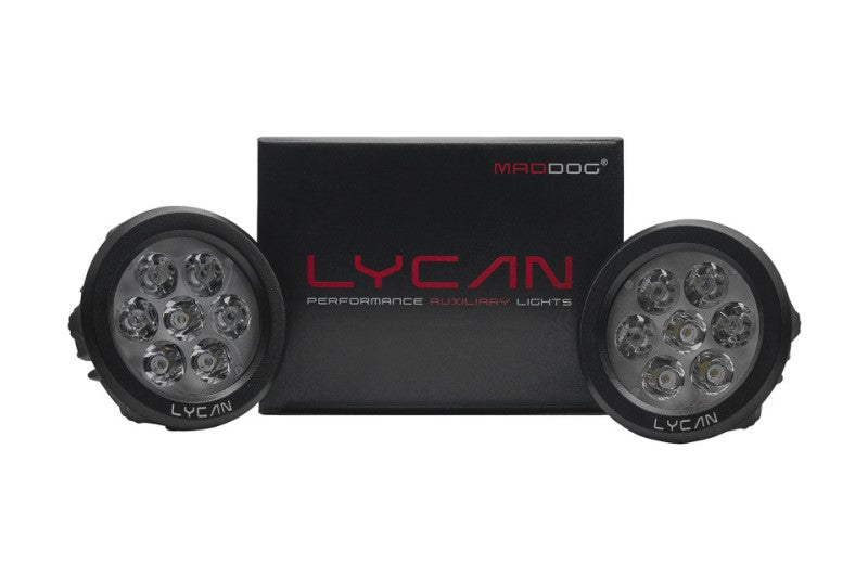 Maddog Lycan Performance Auxiliary Lights – Powerful 7-LED Model with Dual Switch & Harness