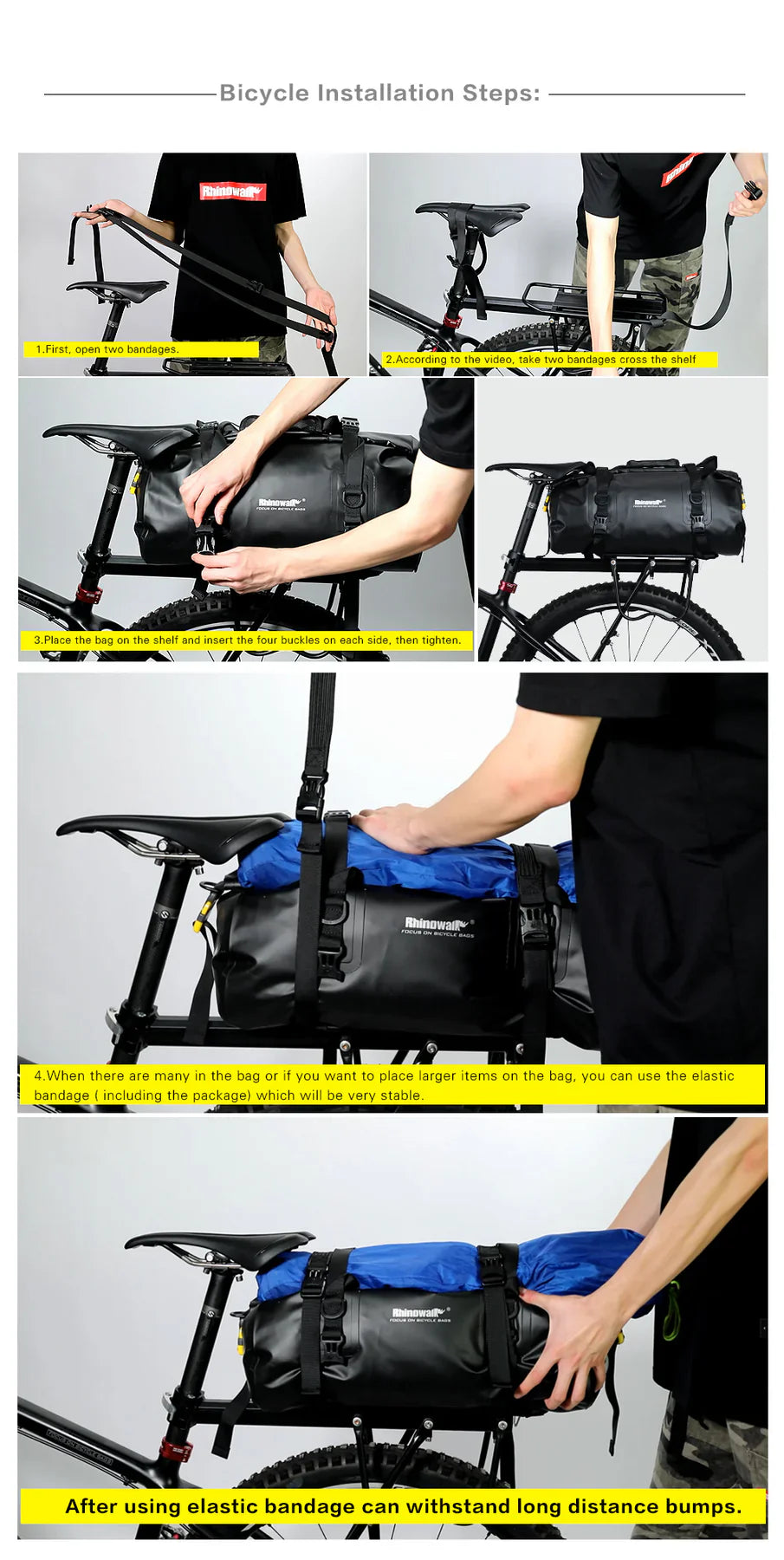 Rhinowalk 20L  Motorcycle Waterproof MultiFunctional Bag (RK19660)