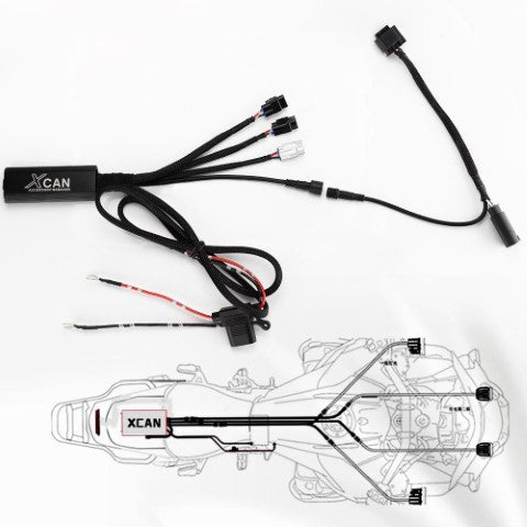 Motorfans Xcan ACCESSORY MANAGER CAN-BUS CONTROL MODULE FOR GS/GSA-1250, 1200, 850 &amp; 750 - Riders Junction